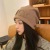 Internet Celebrity Autumn Letters Toque Fashion Trend Show Face Small Sleeve Cap Knitted Warm Beanie Hat Confinement Cap Direct Sales