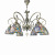 New Di Zhonghai Retro Living Room Bedroom Features Restaurant and Cafe Hotel Homestay Turkish Handmade Glass Chandelier