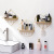 Simple Modern Iron Bathroom Storage Rack Living Room Wall Hanging Kitchen and Bedroom Wall Multi-Functional Storage Rack