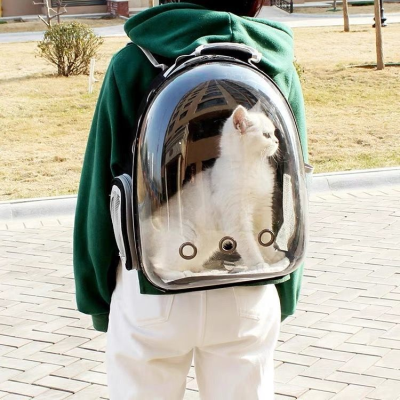 New Cat Bag See through Breathable Large Capacity Astronaut Bag Shoulder Portable Dog Backpack Diaper Bag Pet Cat Dog Backpack