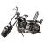Iron Retro Harley Motorcycle Model Ornaments Home Decoration Office Desk Surface Panel Metal Crafts Ornaments