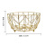 Nordic Light Luxury Iron Art Candy Plate Creative Home Hollow Fruit Basket Living Room Coffee Table Snack Storage Basket Wholesale