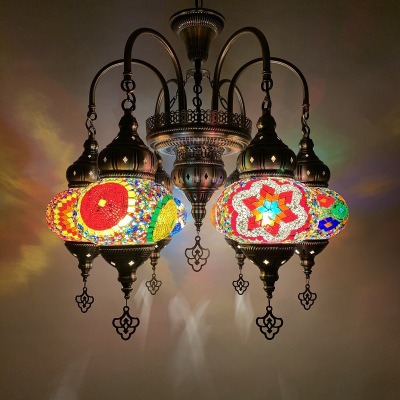 Bohemian Exotic Restaurant Booth Private Room B & B Bedroom Cafe Hotel Turkish Chandelier