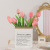 INS Nordic Moist Feeling Tulip Artificial Flower Living Room Home Decoration Flower Arrangement Wedding Photography Props Bouquet