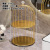 Iron Toilet Storage Rack, Bathroom Toilet Skin Care Products Cosmetics Storage Rack Desktop Bird Cage Storage Rack