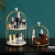 Nordic Ins Light Luxury Iron Birdcage Storage Rack Room Bathroom Dresser Table Cosmetic Finishing Storage Rack