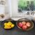 Home Living Room Fruit Basket Iron Kitchen Draining Basket Fruit Basket Nordic Simple Fruit Plate Snack Storage Basket