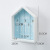 Creative Nordic Style Wooden House Wall Hook for Keys Jewelry Box Home Hallway Storage Rack Keys' Box