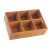 Zakka Japanese Retro Distressed Six-Grid Wooden Jewelry Organizing Box Creative Cosmetics Storage Box Sundries