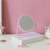 Wholesale Nordic Metal Single-Sided round Makeup Mirror Girls' Dormitory Desktop Folding Mirror Desktop Home Dressing Mirror