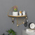 Simple Nordic Iron Hook Wall Hanging Shelf Creative Living Room Bedroom Wall Hanging Wall Decorative Storage Rack