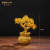 Gold Pachira Macrocarpa Money Tree Lucky Bag Money Tree Ornaments Living Room Entrance and Wine Cabinet Home Decoration Resin Crafts