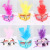 Halloween Luminous Fluff Fiber Mask Ball Led Feather Mask Hot Selling Children's Toys Wholesale