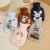 Cartoon Plush Hot Water Bag Water Injection with Liner Warm Belly Hand Warmer Portable Cute Baby Hand Warmer Wholesale