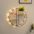 Nordic Ins Restaurant Wall Decoration Pendant Milk Tea Shop Wall Iron Storage Rack Living Room Wall Hanging Creative Wall Decoration