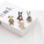 Zakka Cute Resin Small Animal Decoration Creative Home Desktop Mini Decorations Birthday Gift for Women
