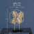 Nordic Simple Light Luxury Golden Monstera Metal Ornaments Creative Home Living Room Table Decoration Light Luxury Ornaments