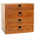 Wholesale Zakka Vintage Solid Wood Four-Layer Drawer Office Desktop Storage Cabinet Home Sundries Storage Box