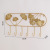 Creative Iron Hook Home Hallway Decoration Wall Hanging Creative Key Storage Fitting Room Coat and Cap Clothes Rack
