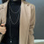 Ins Minority Simple All-Match High Sense Tassel Pearl Pendant Fashion Commuter Dignified Sense of Design Accessories