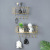 Nordic Simple Iron Grid Wall Hook Storage Rack Creative Home Decoration Bathroom Wall Storage Rack