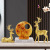 New Chinese Style Light Luxury Gold High-End Resin Decorations Home Decorations Moving into the New House Wine Cabinet Handicraft Equipment Ornaments