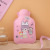 Cute Water Injection Hot Water Bottle Ins Cartoon Portable Hand Warmer Double Layer Sponge Hot Water Injection Bag Factory Wholesale