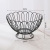 European Entry Lux Fruit Plate Wholesale Creative Decorations Household Candy Snack Dish Living Room Iron Fruit Basket Tall Feet