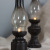 Creative Resin Crafts Home Decorative Lantern Decoration Nostalgic Old-Fashioned Vintage Glass Cover Kerosene Lamp Wholesale