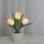 INS Simulation Tulip Led Pot Decoration Creative Living Room Hallway Home Artificial Flower Fake Flower Pot Small Bonsai