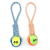 New Pet Cotton Rope Toy Tennis Portable Bite Rope Molar Toy Dog Toy Wholesale