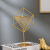 Nordic Creative Happiness Cube Abstract Light Luxury Iron Craft Decorations Home Living Room TV Cabinet Table Decoration Furnishings