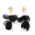 Korean Fashion Simple Mesh Fabric Earrings Women's Irregular Flower Trend Internet Celebrity Female Stud Earrings