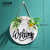 Simple Nordic Artificial Flower Wooden round Pendant Creative Home Decoration Living Room Bedroom Wall Decorations Wall Hanging and Wall Decoration