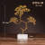 Modern Chinese Style Light Luxury Welcome Pine Decoration Living Room Entrance and Wine Cabinet Office Desk Surface Panel Decoration Hotel Soft Decoration