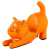 Creative Cute Cartoon Cat Mobile Phone Stand Desktop Mini Resin Ornament Tablet Stand Lazy Binge-Watching Tool