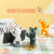 Creative Cartoon Violent Bear Mobile Phone Stand Desktop Mini Resin Ornament Tablet Stand Lazy Binge-Watching Tool