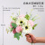 INS Simple Ceramic Vase Decoration Home Soft Outfit Decoration Decoration Dried Flower and Fake Flower Flower Arrangement Artificial Flower Flower Ware