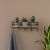 Creative Wooden Wall Rack Hook Simple Single Layer Flat Partition Storage Rack Wall Decoration Coat Hanging