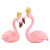 Nordic Home Ins Flamingo Ornament Cake Decorations Birthday Gift Flamingo Resin Handiwork Decoration