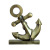 Creative Mediterranean Style Wrought Iron Zinc Alloy Boat Anchor Home Desktop Decoration Restaurant Bar Metal Decorations