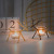 Modern Minimalist Creative Wrought Iron Christmas Candlestick Deer Decoration Dining Table Entrance Layout Decorative Crafts Decoration