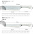 In Stock Wholesale New Double-Sided Suction Coating Spray Rubber and Plastic Horseshoe Handle Wave Pattern Stainless Steel Kitchen Knife Five-Piece Set