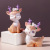 Cute Cartoon Lucky Sika Deer Resin Decorations Creative Home Living Room Hallway Decoration Car Car Decoration