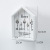 Creative Nordic Style Wooden House Wall Hook for Keys Jewelry Box Home Hallway Storage Rack Keys' Box