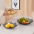 Iron Modern Creative Fruit Plate Fruit Basket Living Room Coffee Table Household Nordic Style Grid Red Snack Basin Storage Fruit Plate