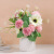 INS Simple Ceramic Vase Decoration Home Soft Outfit Decoration Decoration Dried Flower and Fake Flower Flower Arrangement Artificial Flower Flower Ware