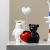 Christmas Love Bear Living Room Children's Decoration Creative Desktop Hallway Resin Decoration Soft Decoration Wedding Gift