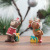 Wholesale Mini Santa Claus Mini Resin Ornament Christmas Gift Decoration Elk Resin Handiwork Decoration