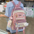 Schoolbag Female Ins Preppy Style Cute Korean Style 2022 New Western Style Contrast Color High School Primary School 